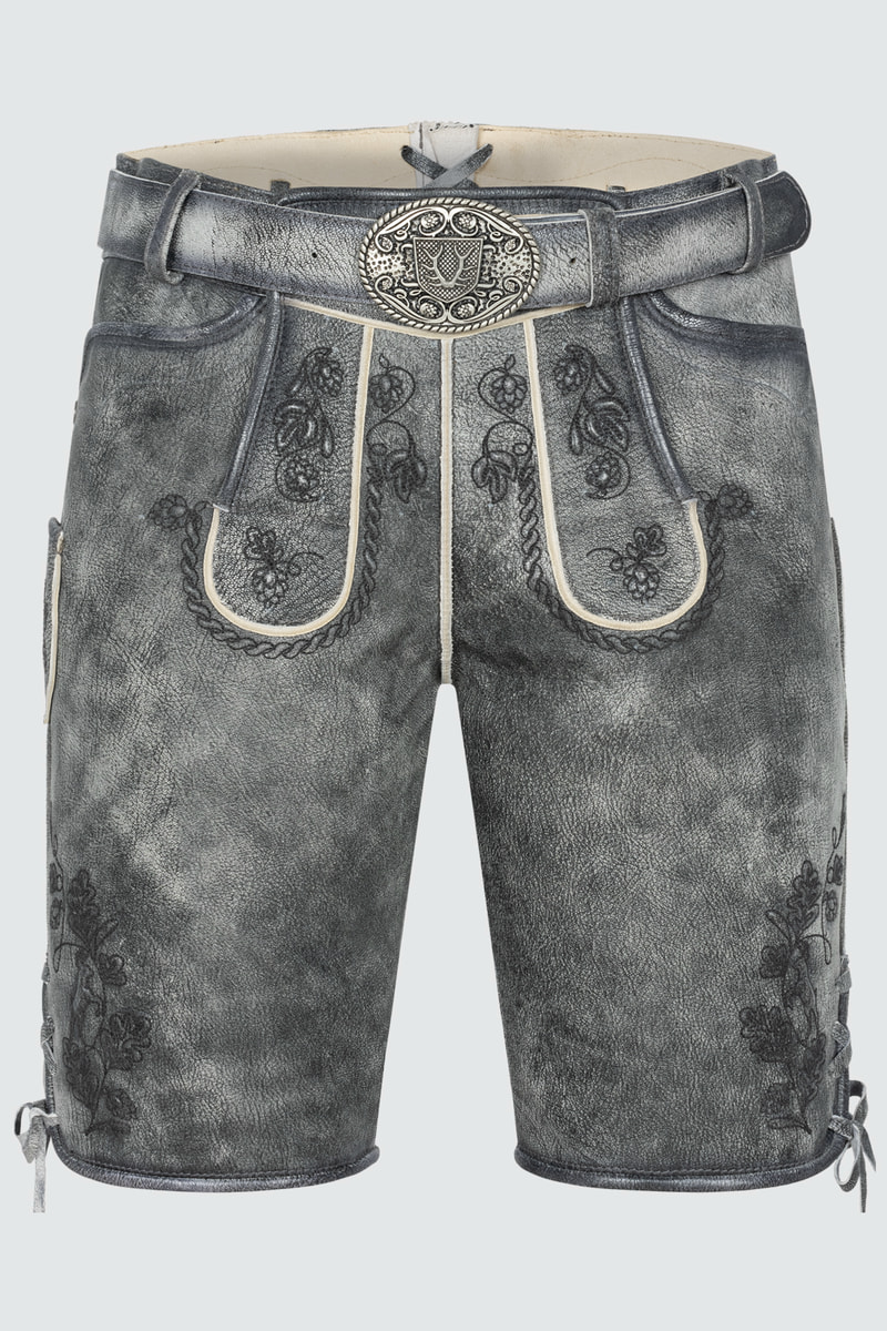 Lederhose Okko mit Gürtel