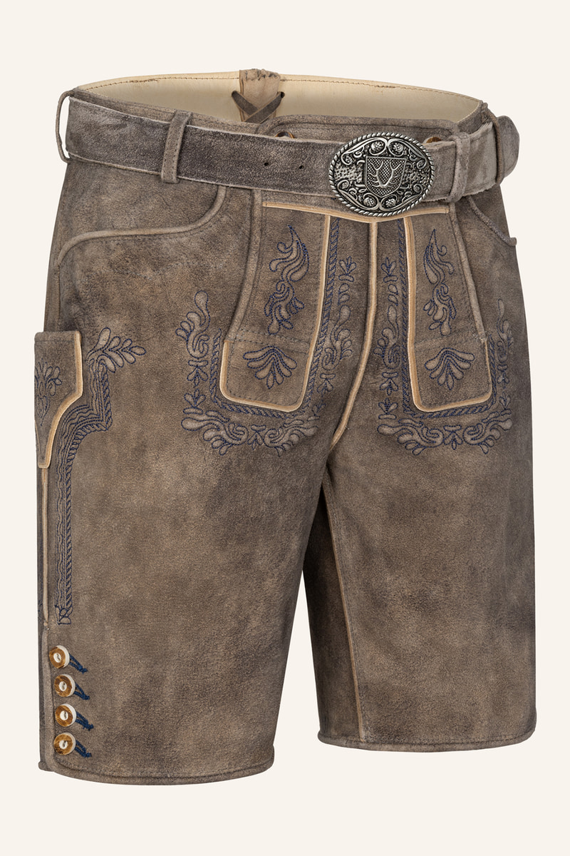 Lederhose Karim with belt