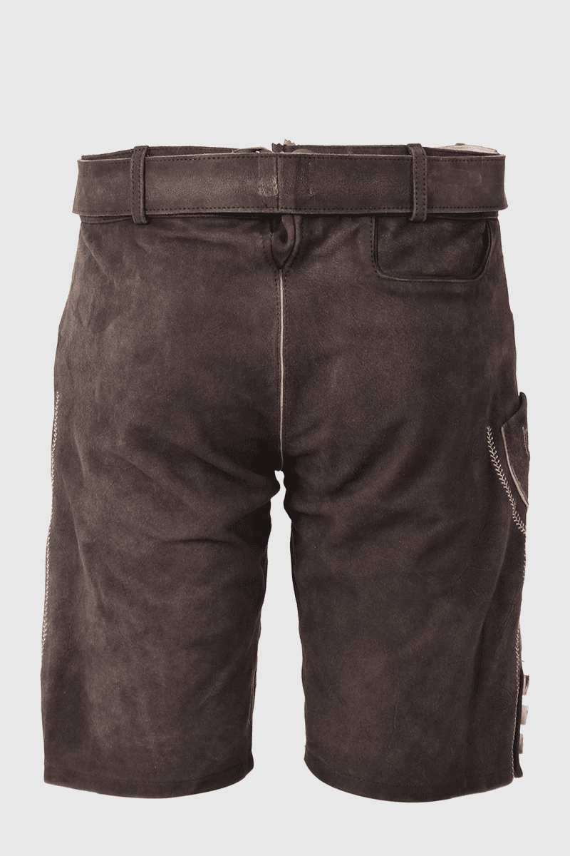 Lederhose Henry mit Gürtel