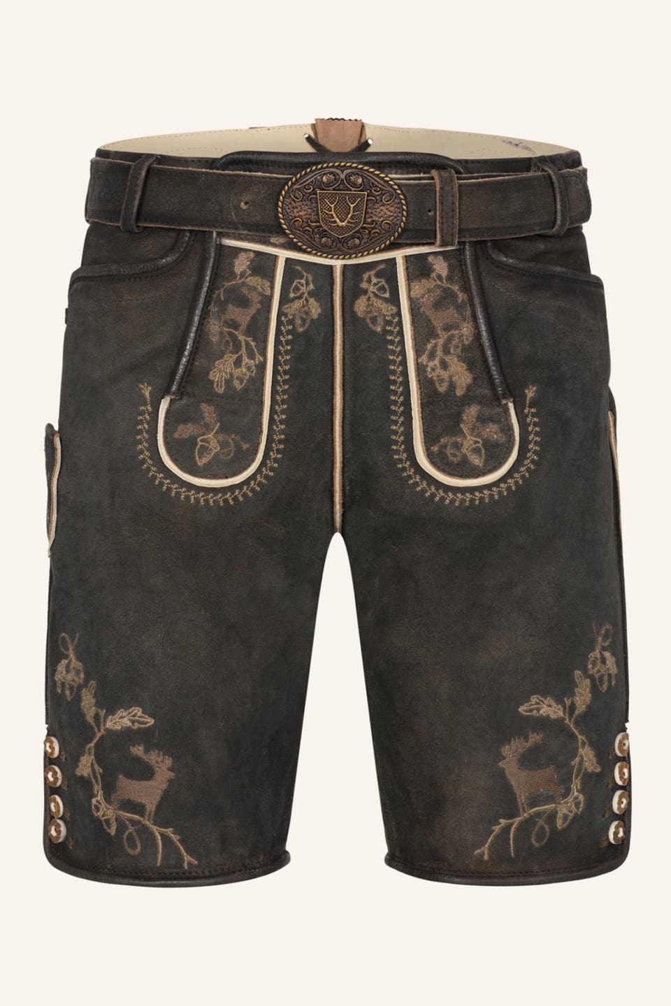 Lederhose Nero with belt