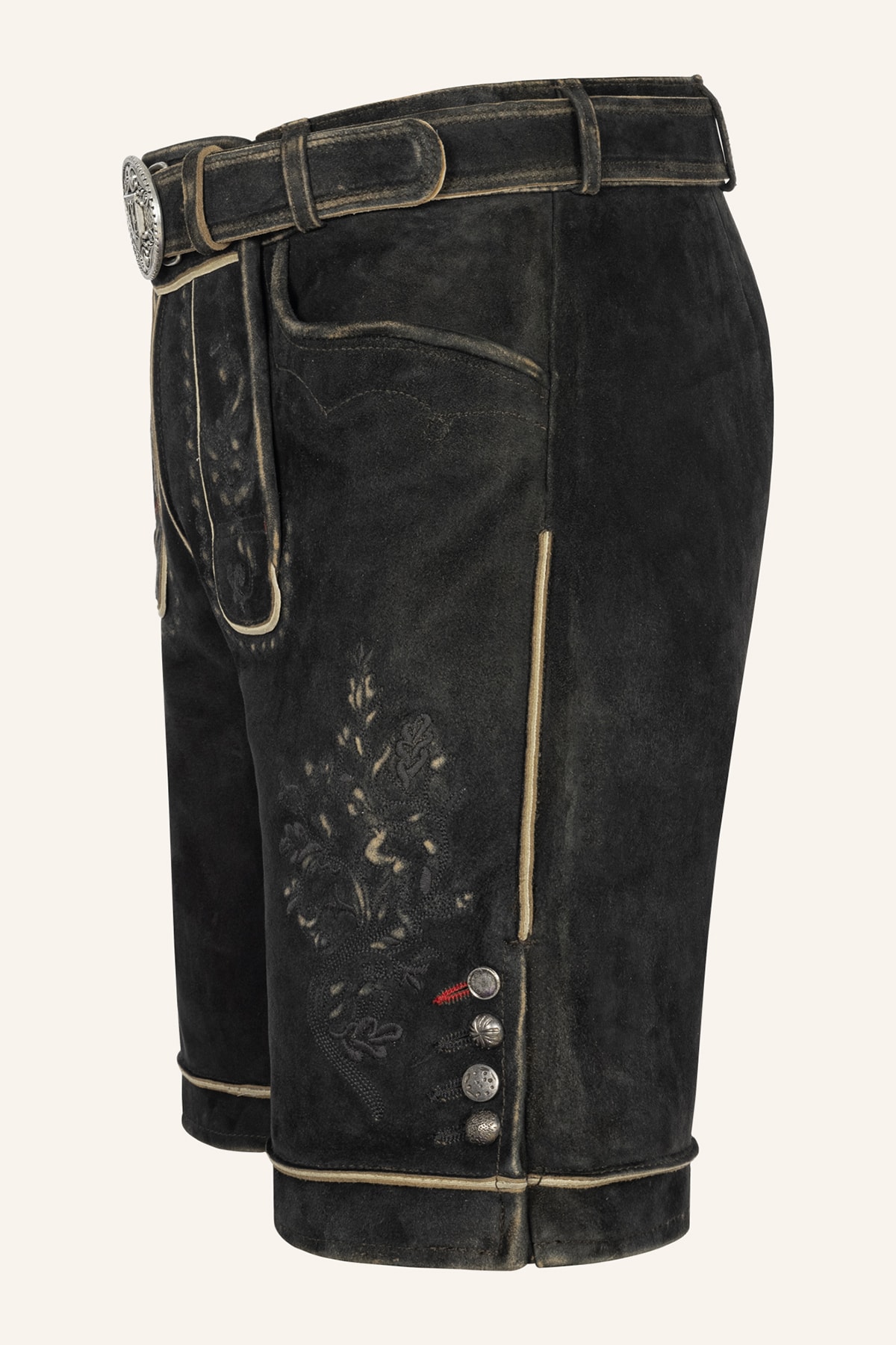 Lederhose Kuno with Belt