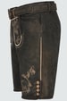 Lederhose Nero mit Gürtel