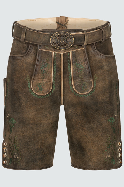 Lederhose Tarius mit Gürtel