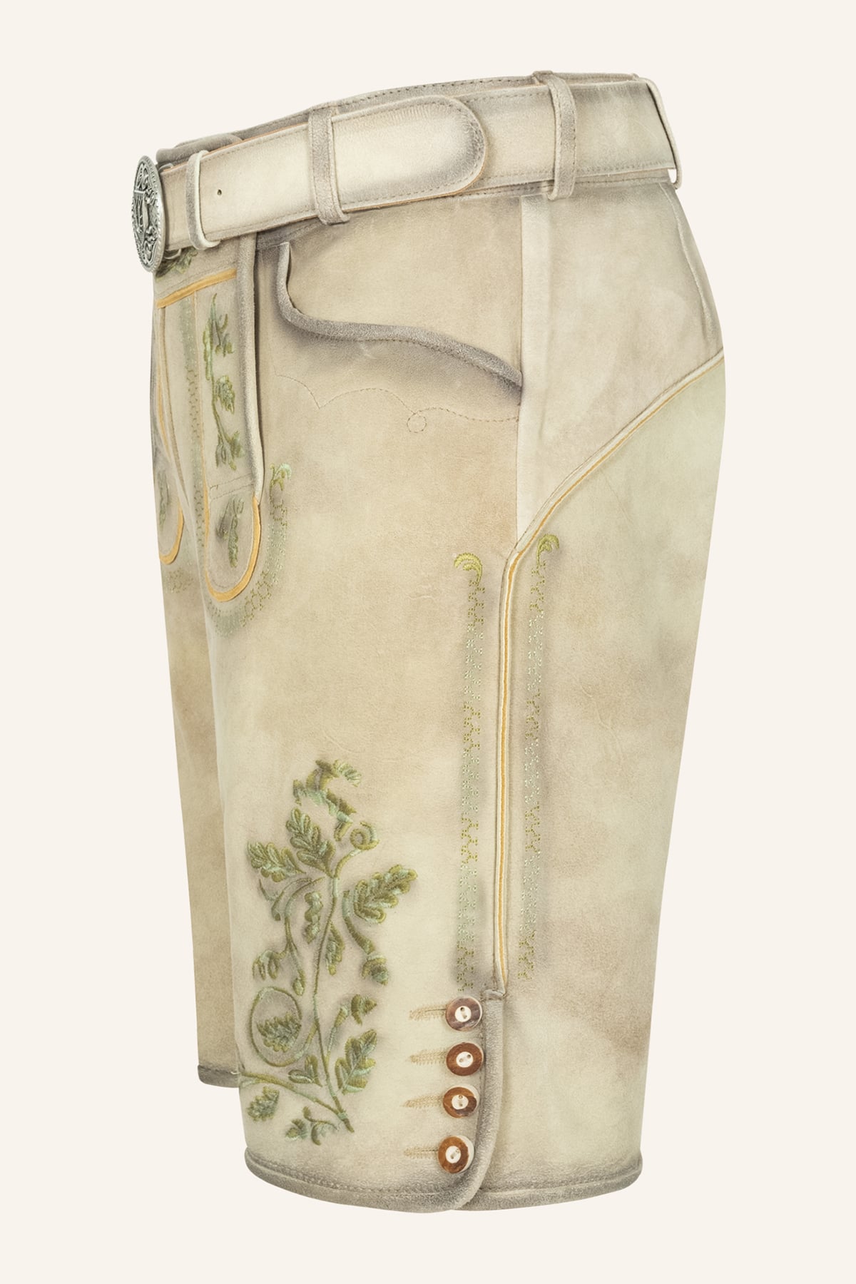 Lederhose Arlo mit Gürtel