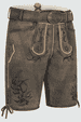 Lederhose Nikas mit Gürtel