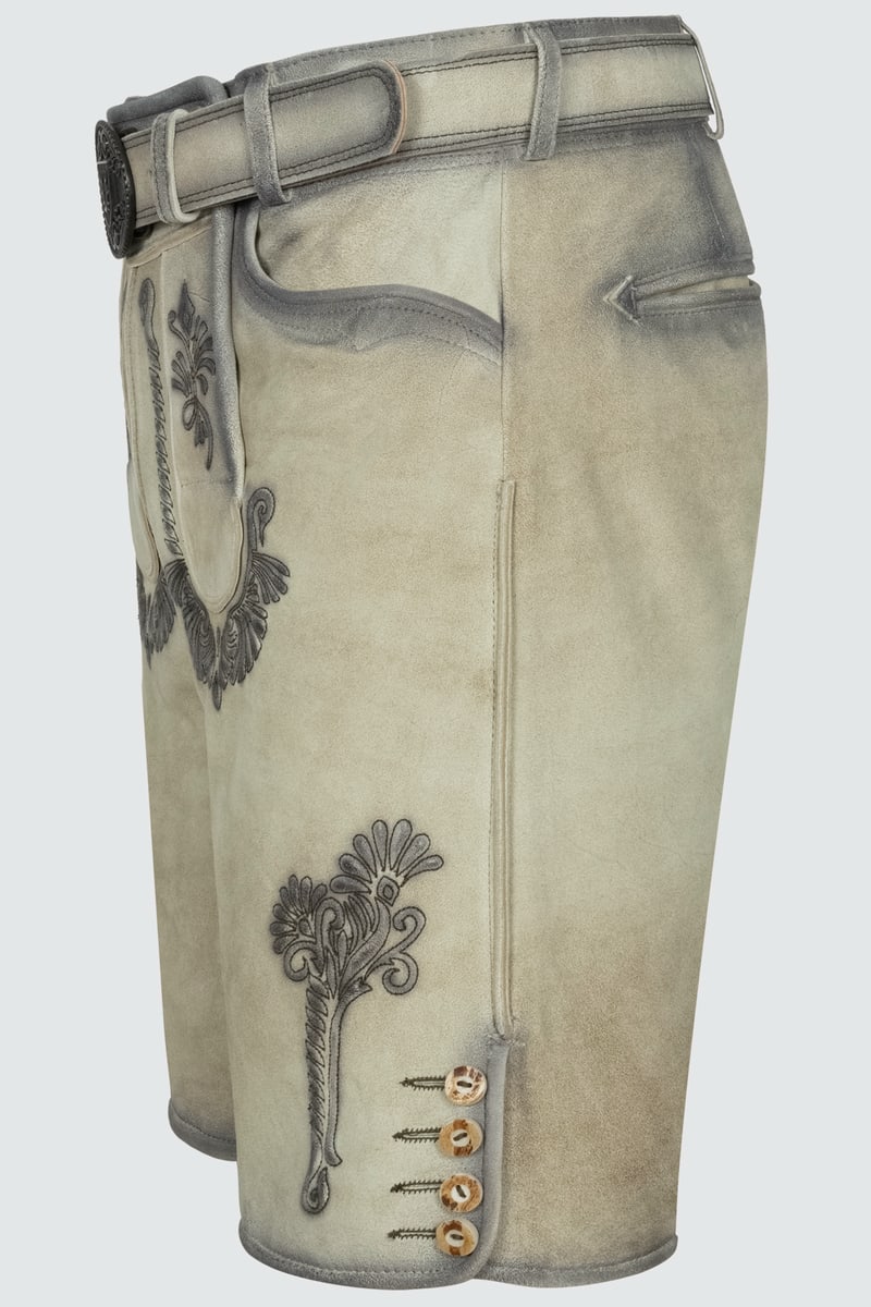 Lederhose Aric mit Gürtel