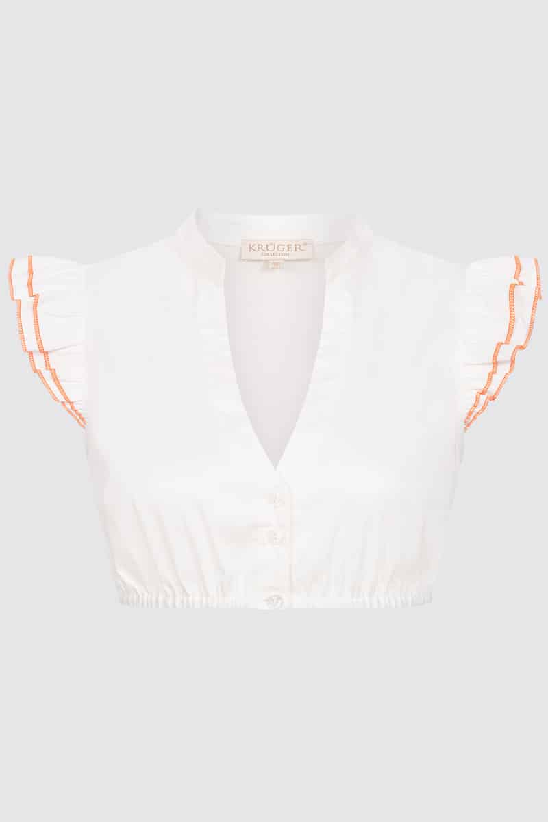 Dirndlbluse orange Sale