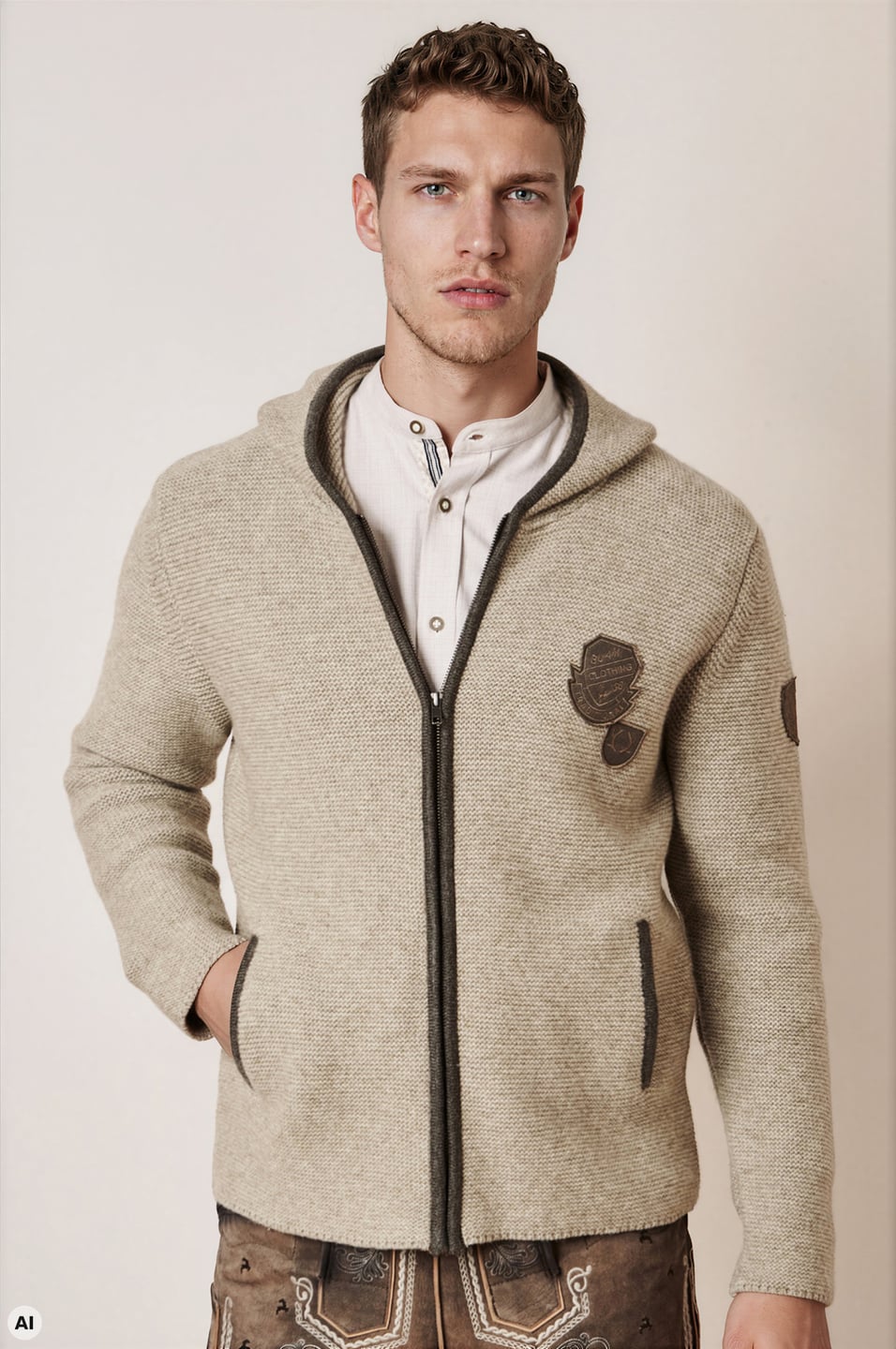 Strickhoodie Bastian