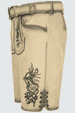Lederhose Darian with belt