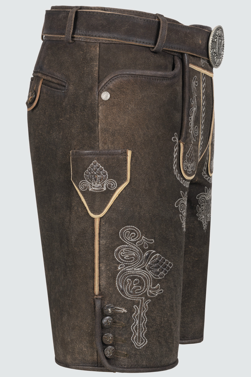 Lederhose Vinc mit Gürtel