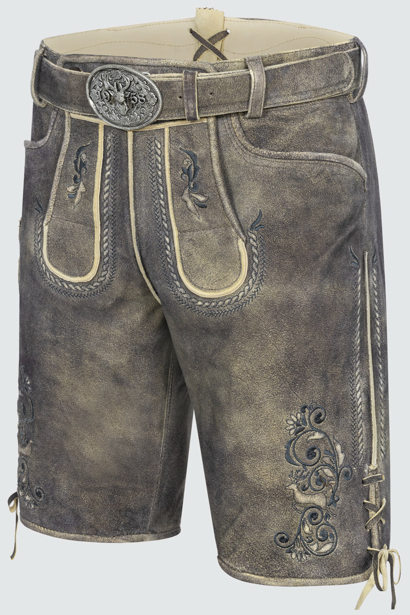 Lederhose Gideon mit Gürtel