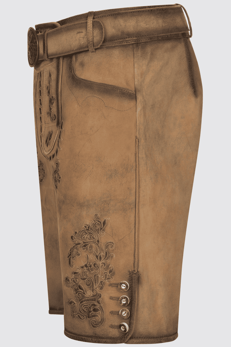 Lederhose Ilias mit Gürtel
