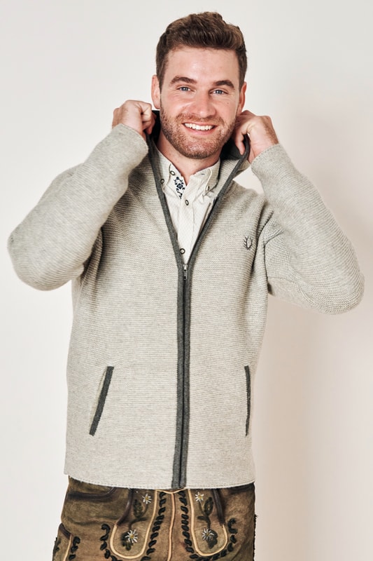 Strickjacke Leopold günstig online kaufen