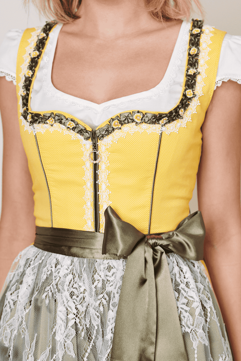 Yellow dirndl store