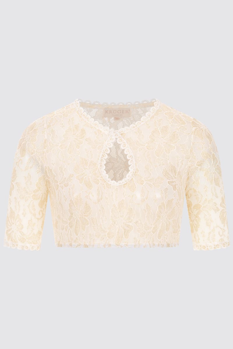 Dirndlbluse gold spitze Clearance