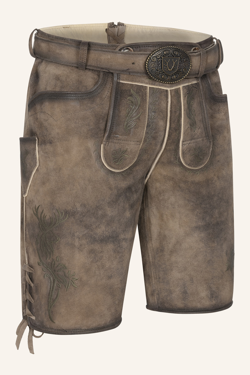 Lederhose Diran mit Gürtel