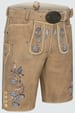 Lederhose Demian mit Gürtel