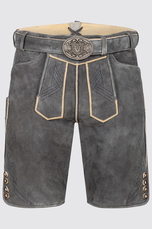 Lederhose Xilas mit Gürtel günstig online kaufen