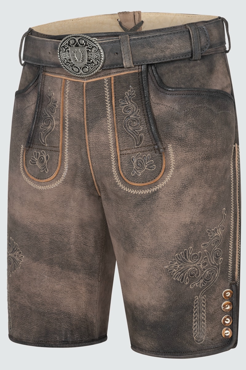Lederhose Brody mit Gürtel
