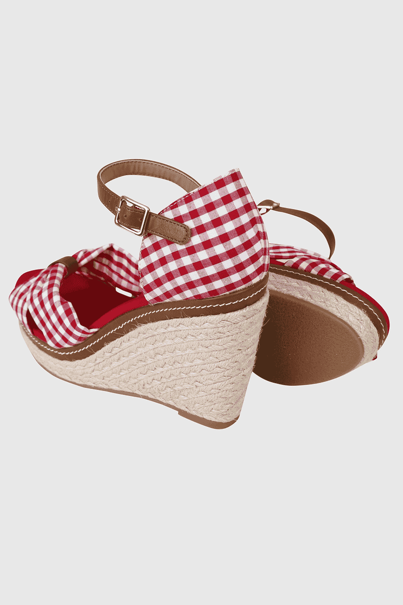 Wedges Duchess in rot im Kruger Dirndl Online Shop
