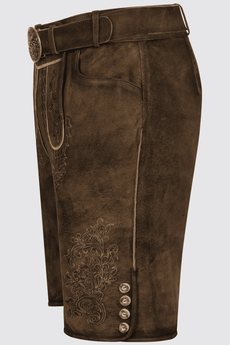 Lederhose Jochen mit Gürtel