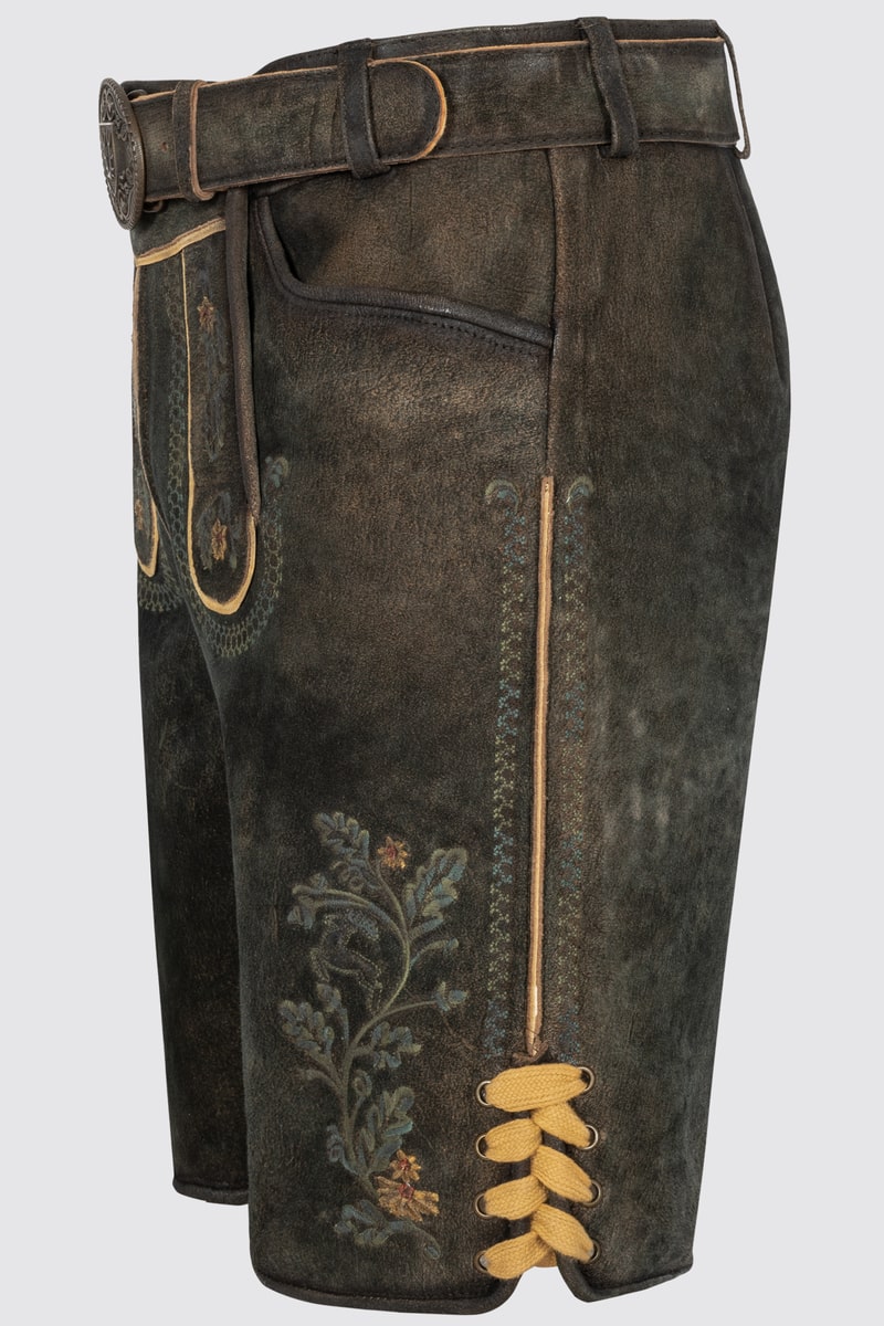 Lederhose Charlie mit Gürtel