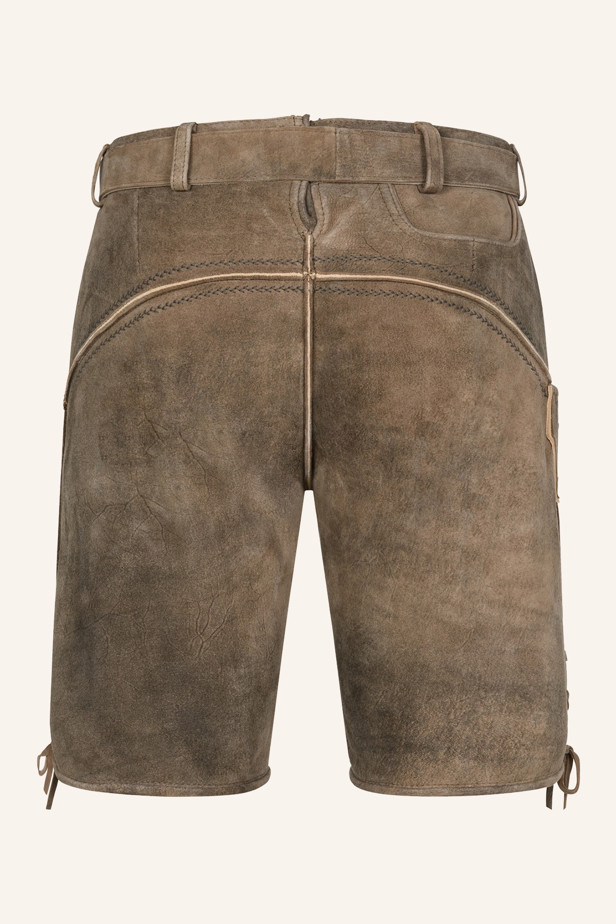 Lederhose Weston mit Gürtel