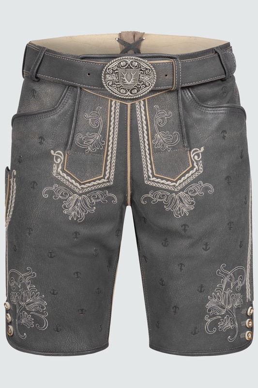 Lederhose Neil mit Gürtel günstig online kaufen
