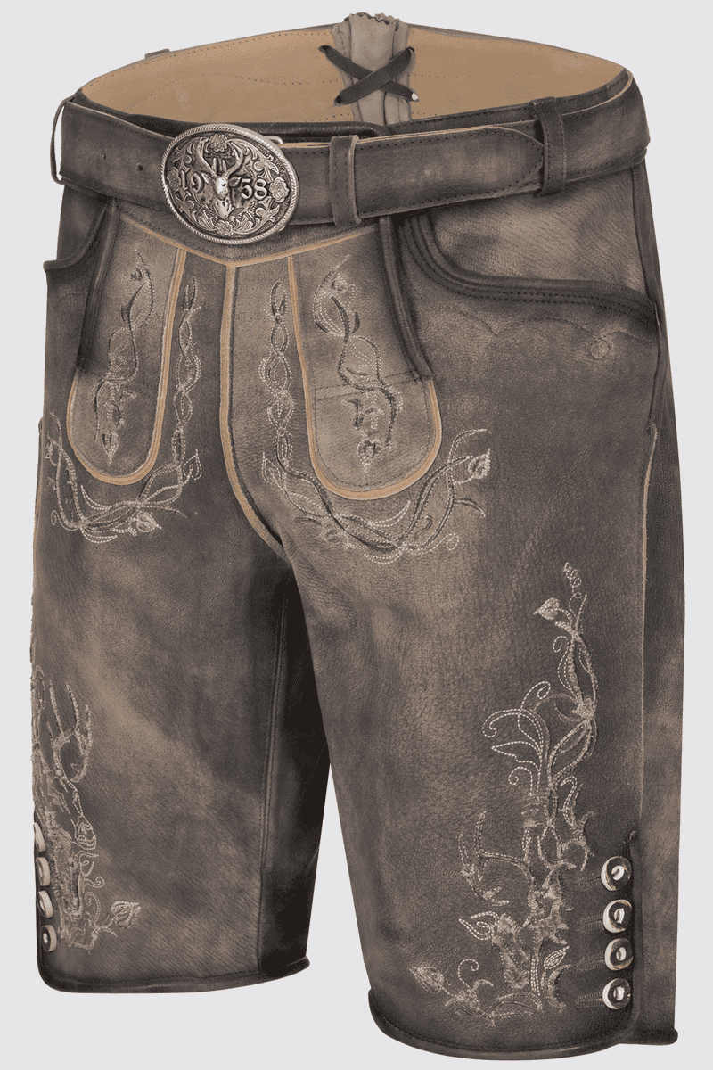 Lederhose Joscha mit Gürtel