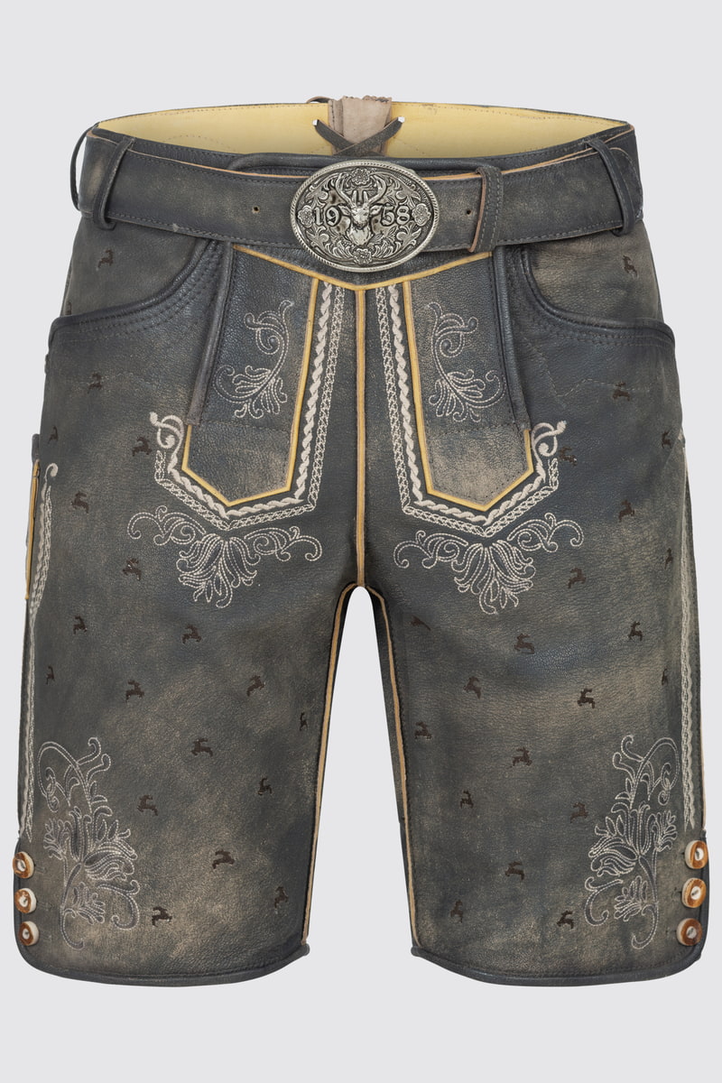 Lederhose Lukas mit Gürtel