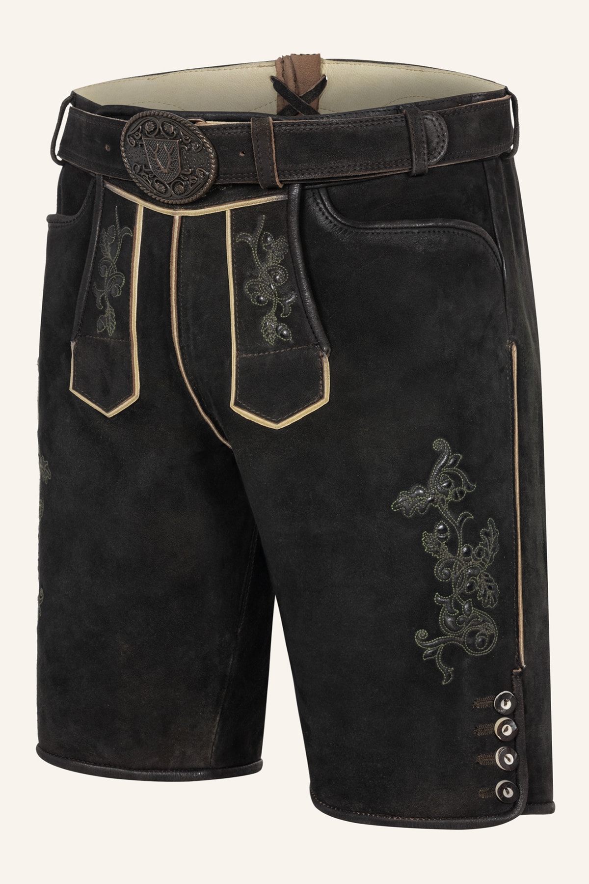 Lederhose Caelius mit Gürtel