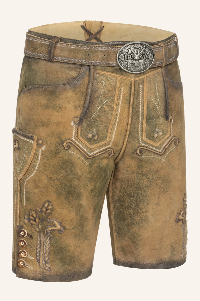 Lederhose Milo with belt