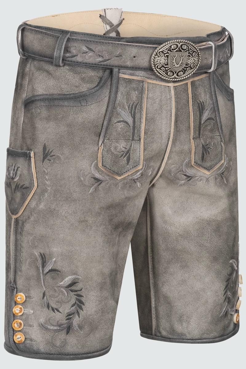 Lederhose Chris mit Gürtel