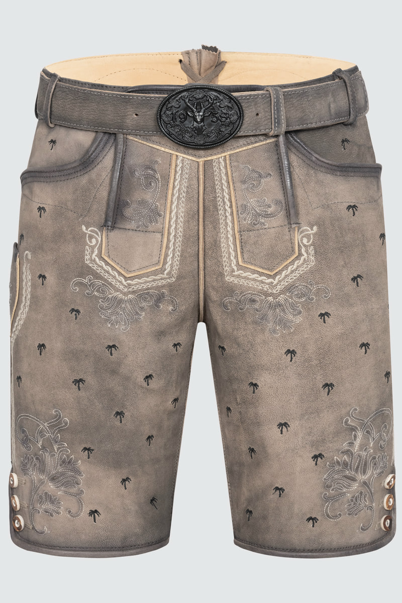 Lederhose Benni mit Gürtel