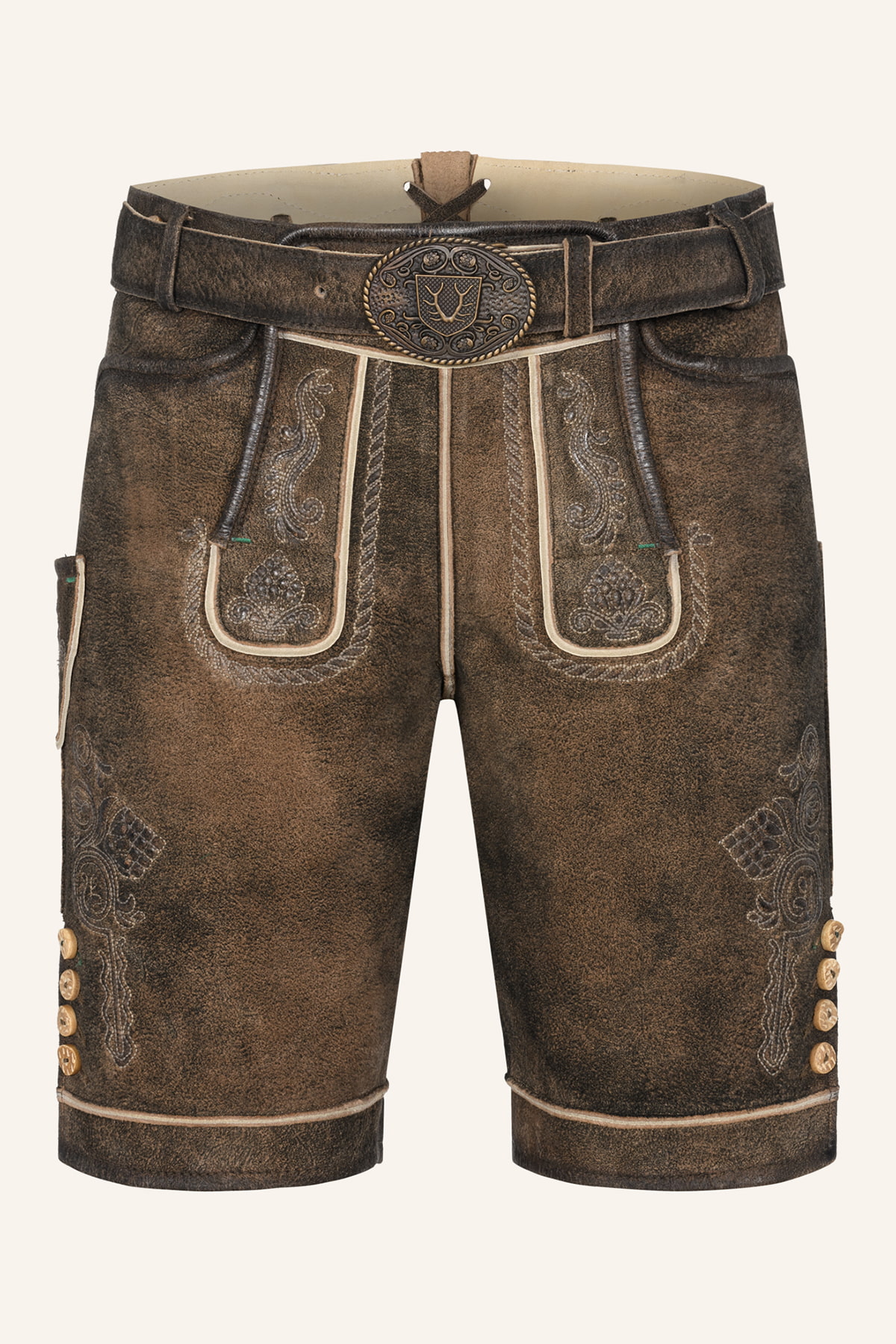 Lederhose Waris with belt
