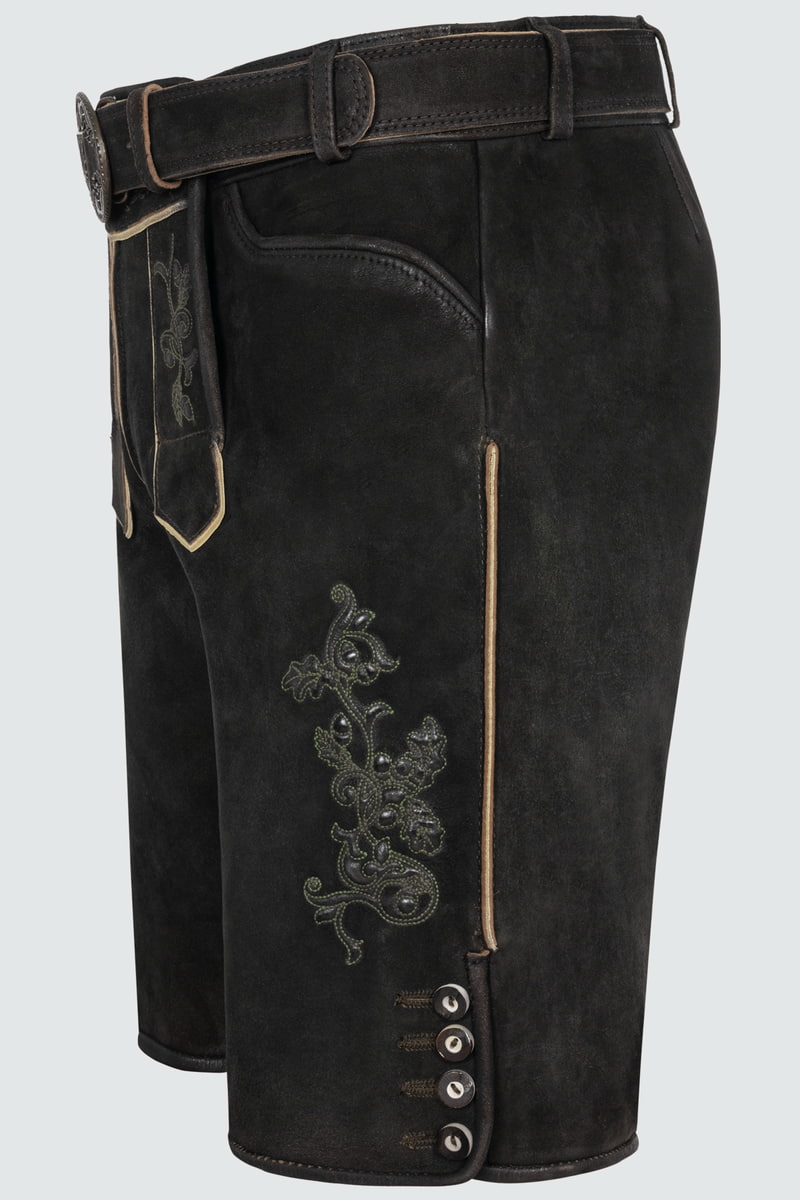 Lederhose Caelius mit Gürtel