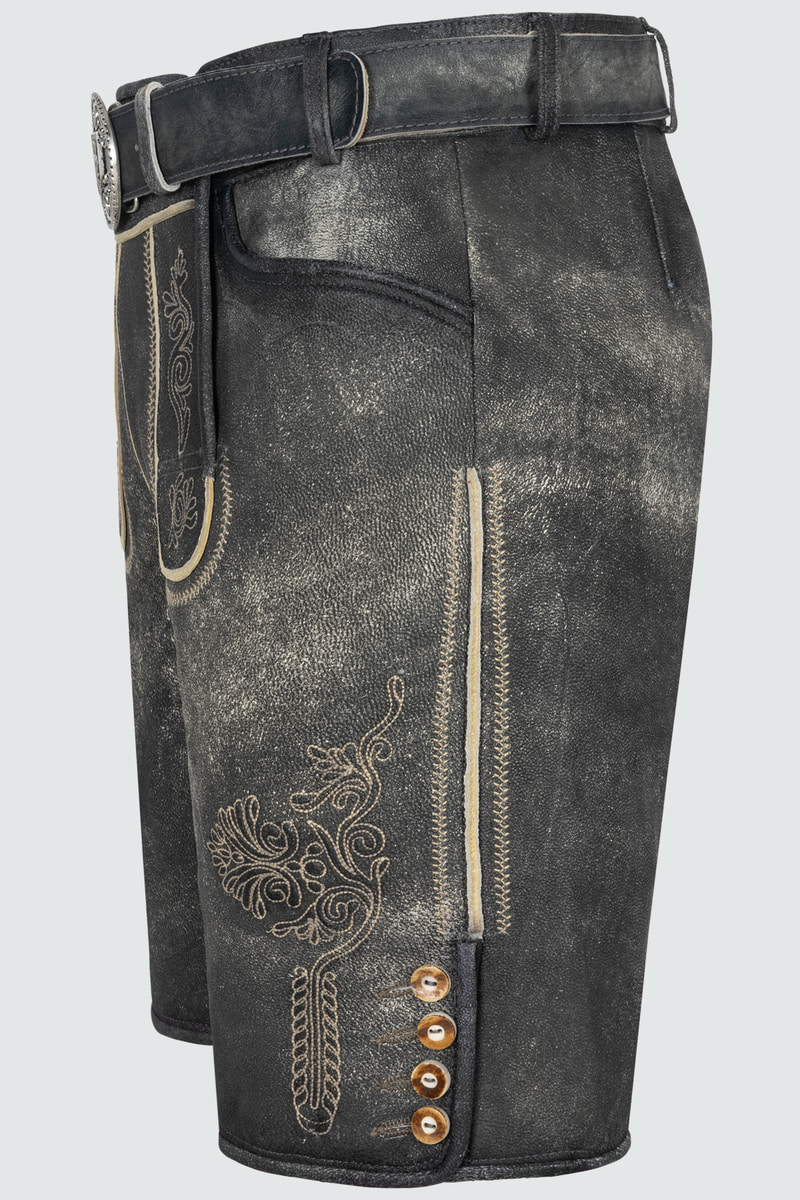 Lederhose Kieran mit Gürtel