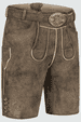 Lederhose Denis mit Gürtel