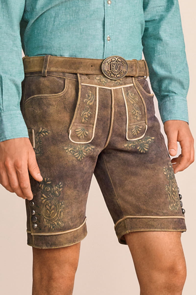 Lederhose Rob mit Gürtel
