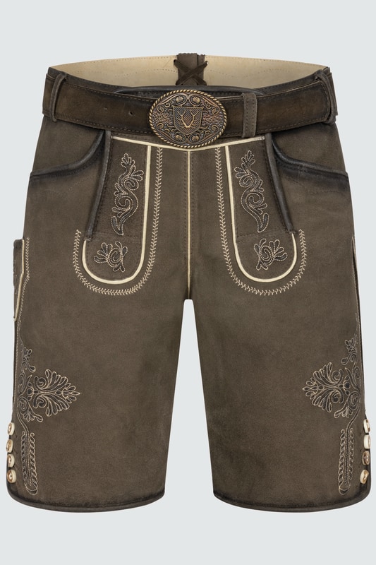 Lederhose Ian mit Gürtel günstig online kaufen