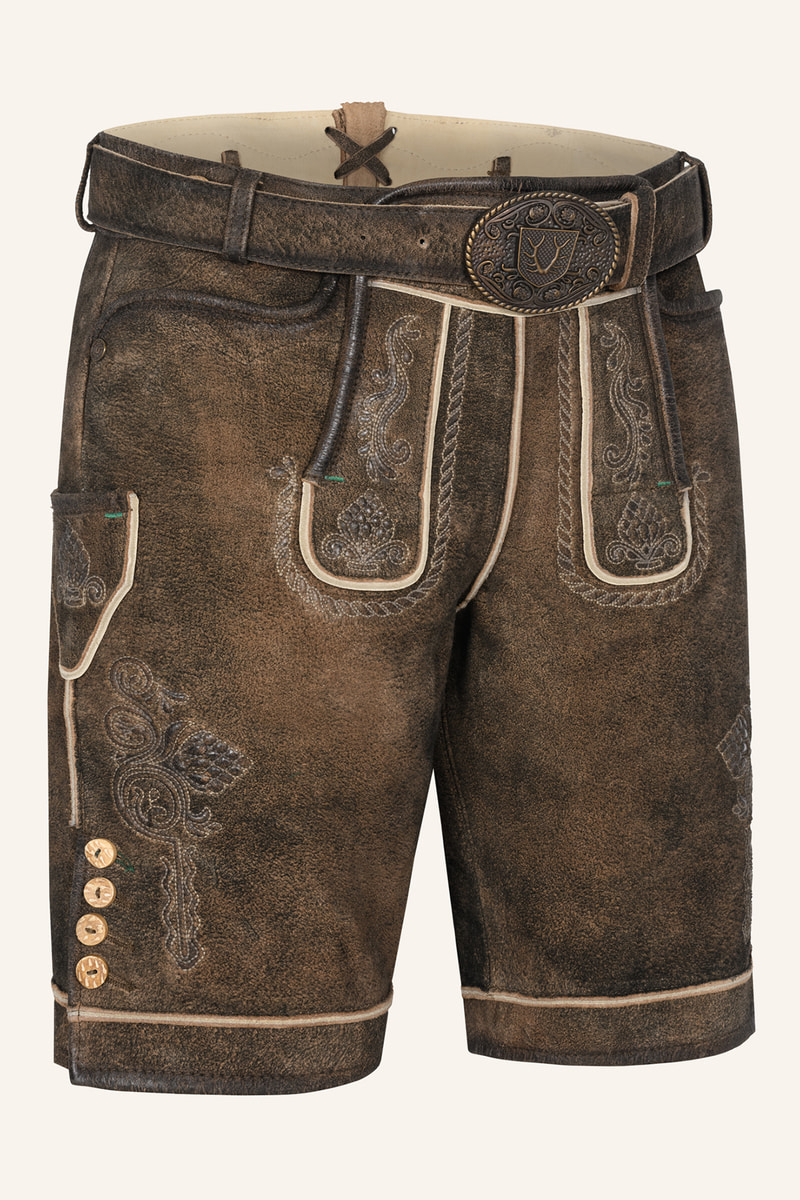 Lederhose Waris with belt