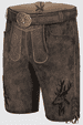 Lederhose Matze mit Gürtel