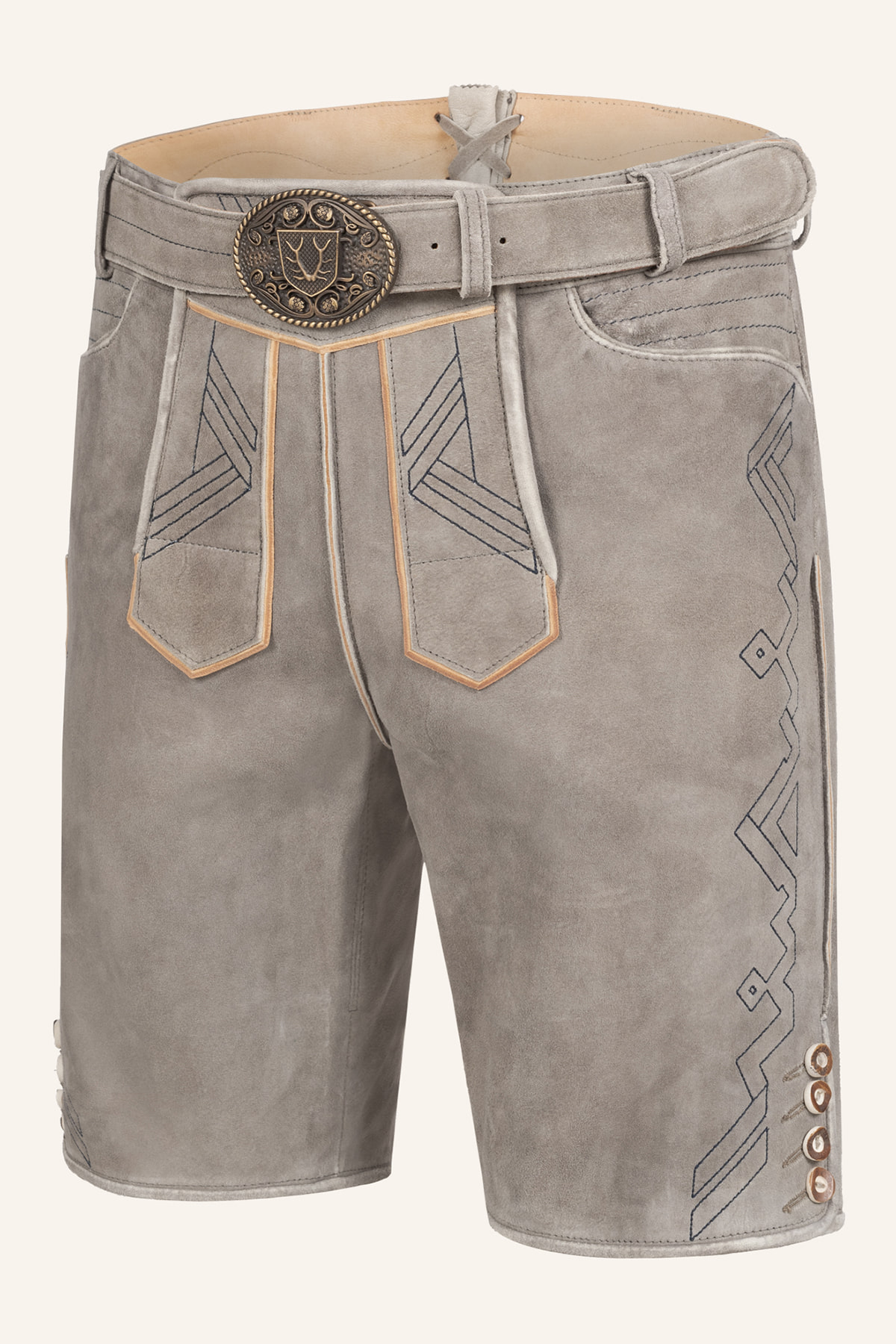 Lederhose Xilas mit Gürtel