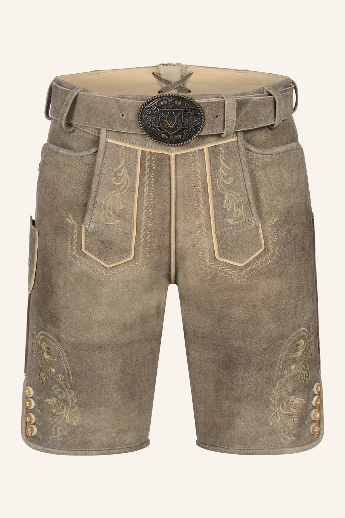 Lederhose Iwan mit Gürtel