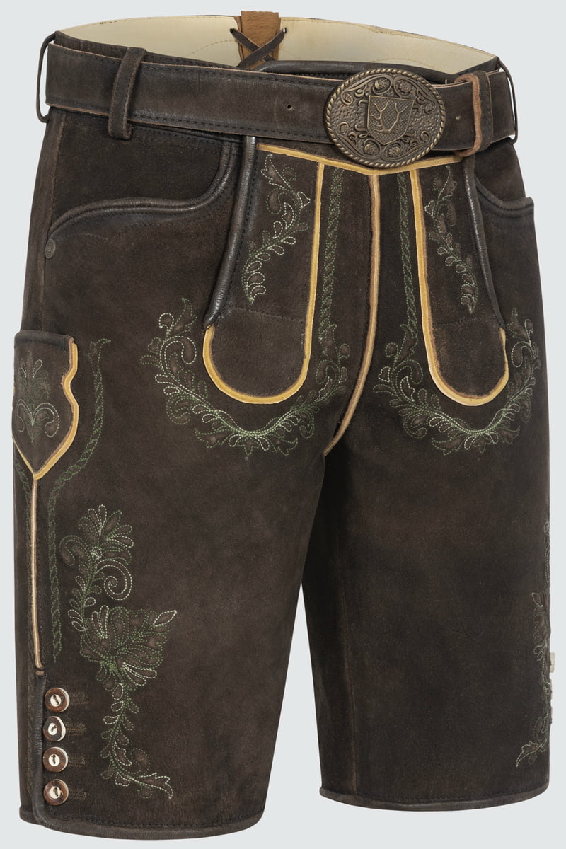 Lederhose Brandon mit Gürtel