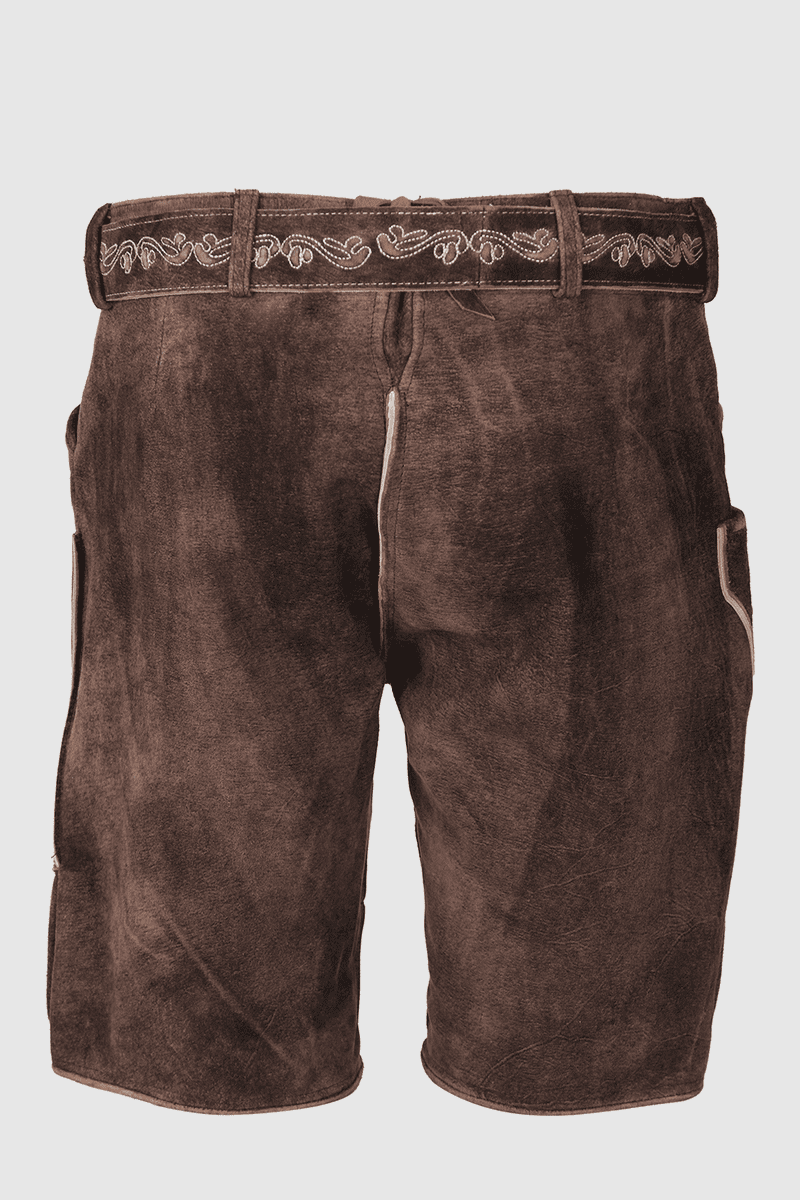 Lederhose Taro mit Gürtel