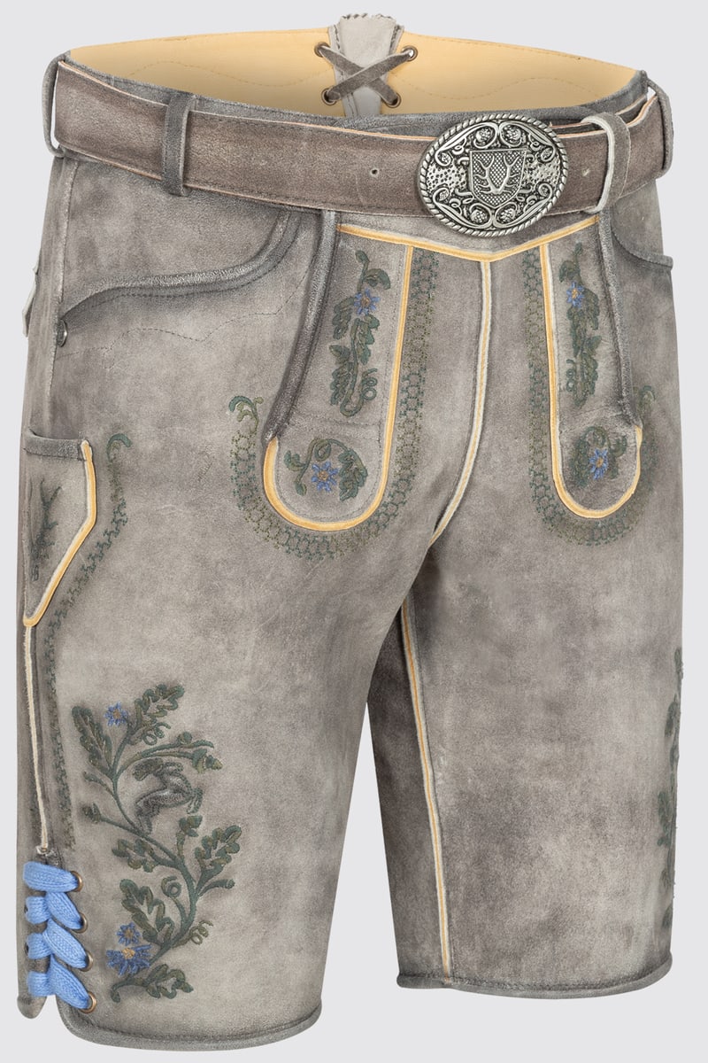 Lederhose Charlie mit Gürtel