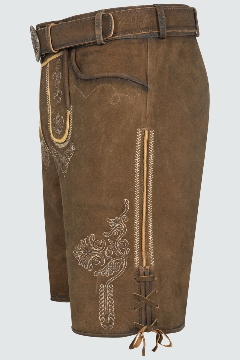 Lederhose Giulio mit Gürtel