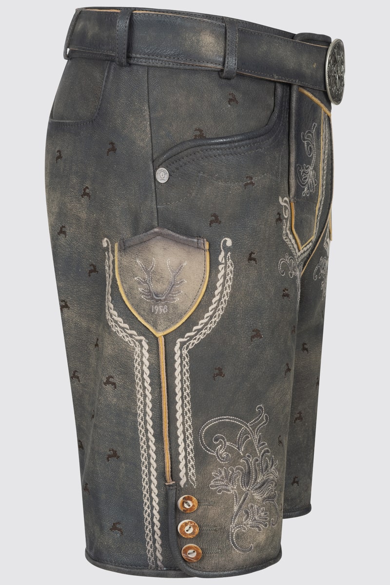 Lederhose Lukas mit Gürtel