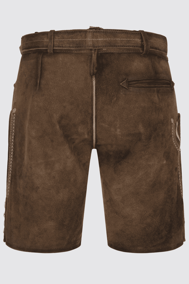 Lederhose Nevio mit Gürtel